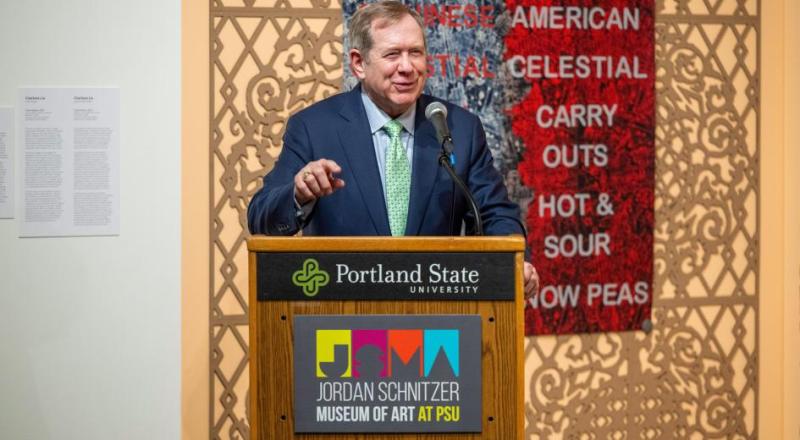 Real estate developer and philanthropist Jordan Schnitzer has donated $10 million to Portland State Universiy's School of Art, which will be renamed the Schnitzer School of Art + Art History + Design. Photo courtesy PSU.
