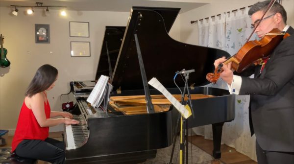 Kenji Bunch and Monica Ohuchi perform Adolphus Hailstork's 'Sanctum Rhapsody.'
