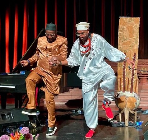 Omar Sosa and Seckou Keita at The Old Church in 2023. Photo by Michelle Buck.