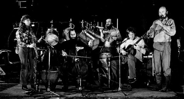 Paul Winter Consort at their first winter solstice concert in 1980. Photo courtesy of the artist.