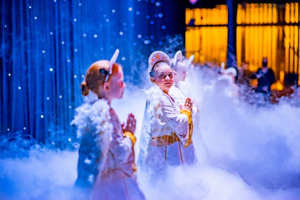 Eugene Ballet's "Nutcracker" provides young dancers from the Academy with their first experience of auditioning for roles and performing on a company stage. Photo by Antonio Anacan.