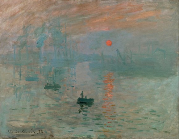 "Impression, soleil levant, Claude Monet, 1872.