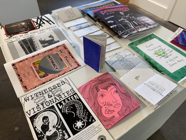 Bush Barn Art Center & Annex in Salem has opened one of its galleries to a selection of 'zines by Oregon artists, along with work by Salem artists Miranda Abrams and Eilish Gormley.