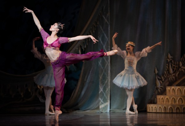 Charlotte Nash as Coffee in OBT's production of "George Balanchine’s The Nutcracker®." Photo by James McGrew.
