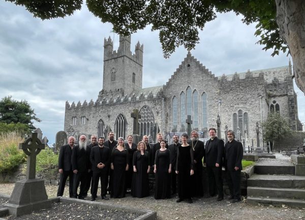 Cappella Romana on tour in Limerick, Ireland. Aug 2021. Courtesy of choir.