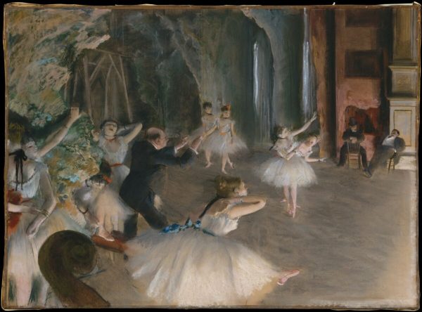 "The Rehearsal Onstage" by Edgar Degas