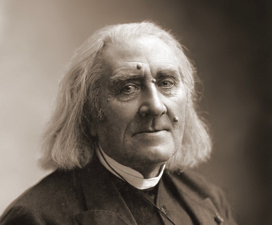 Franz Liszt, photographed in 1886 by Felix Nadar.