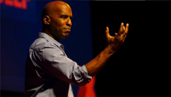Poet/actor Darius Wallace. Photo from the artist's TED talk.