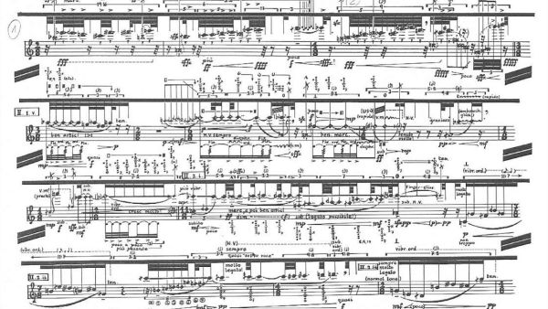 Brian Ferneyhough's "Unity Capsule for solo flute" (1976).