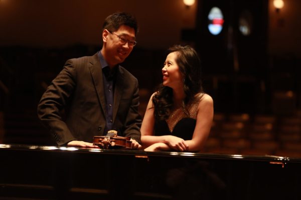 Chamber Music Northwest directors Soovin Kim and Gloria Chien. Photo courtesy of Pilvax Studio.