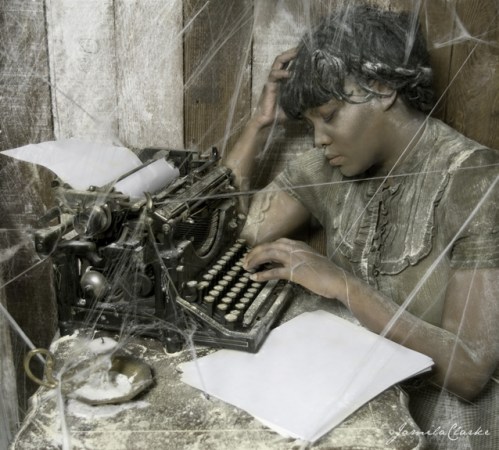 "She Wrote Nothing At All," by Jamila Clarke (limited edition archival digital print, 10 by 12 inches)