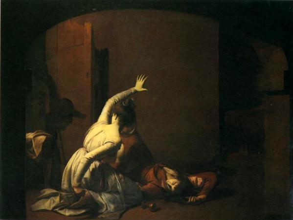 Romeo & Juliet, the Tomb Scene, by Joseph Wright of Derby