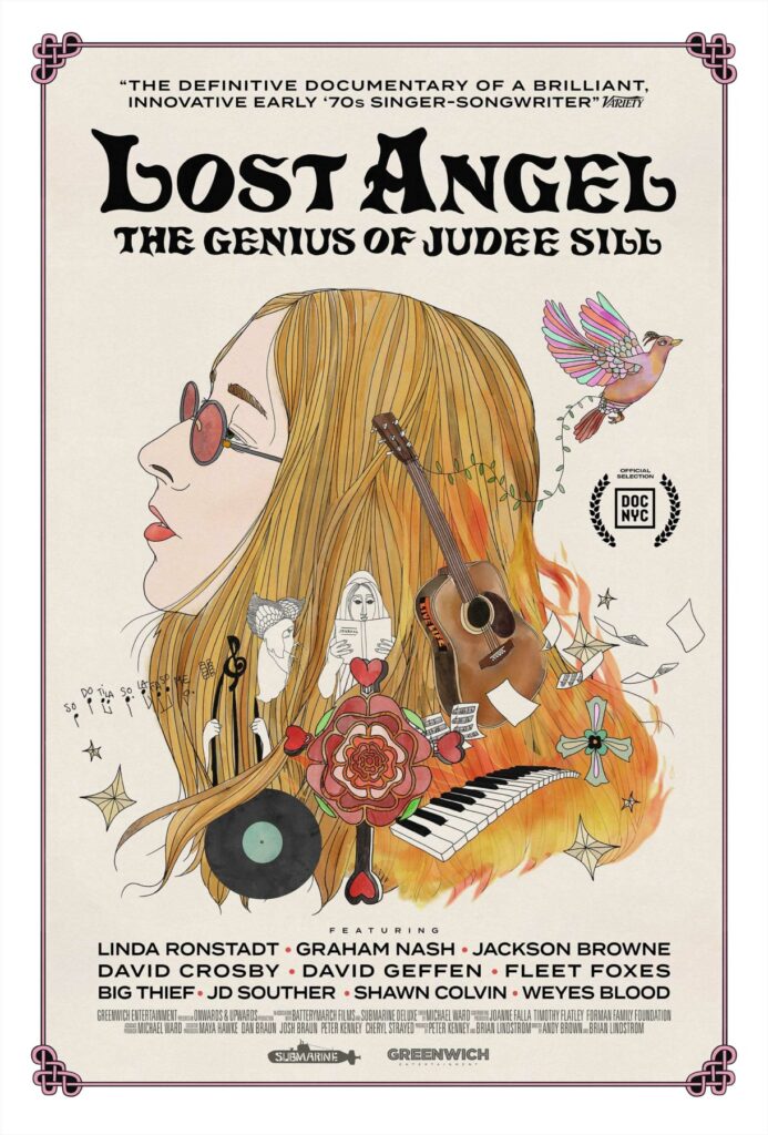 "Lost Angel: The Genius Of Judee Sill" poster. Courtesy Greenwich Entertainment.