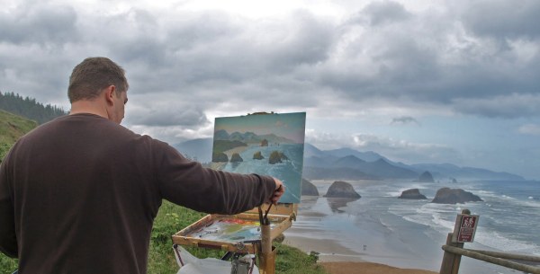 Michael Orwick will be one of the teachers of a five-day plein air workshop in Cannon Beach leading up to the Earth & Ocean Arts Festival.