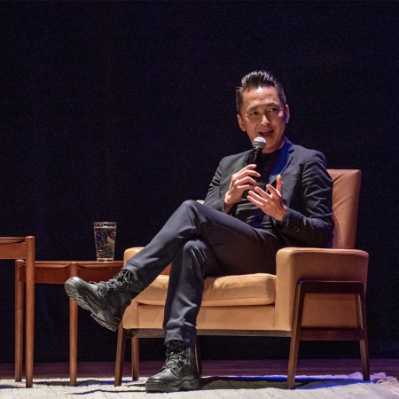 Viet Thahn Nguyen at 2023 Portland Book Festival. Photo by: Andie Petkus Photography, courtesy of: Literary Arts