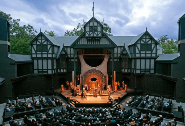 Oregon Shakespeare Festival's Allen Elizabethan Theatre.